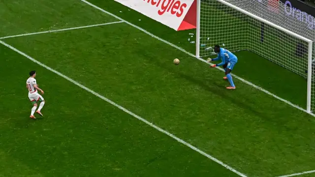 Edouard Mendy saves Brahim Diaz's penalty