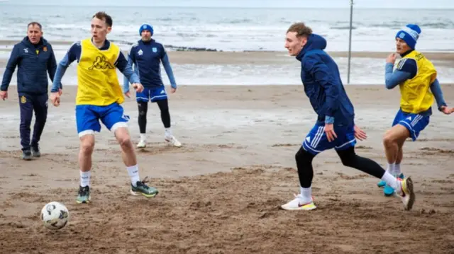 Auchinleck Talbot train on the beach