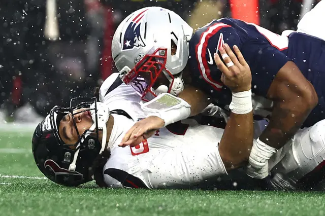 CJ Stroud is tackled
