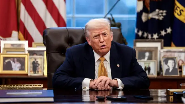 Trump speaking in Oval Office