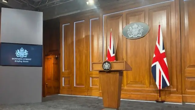 Downing street press room