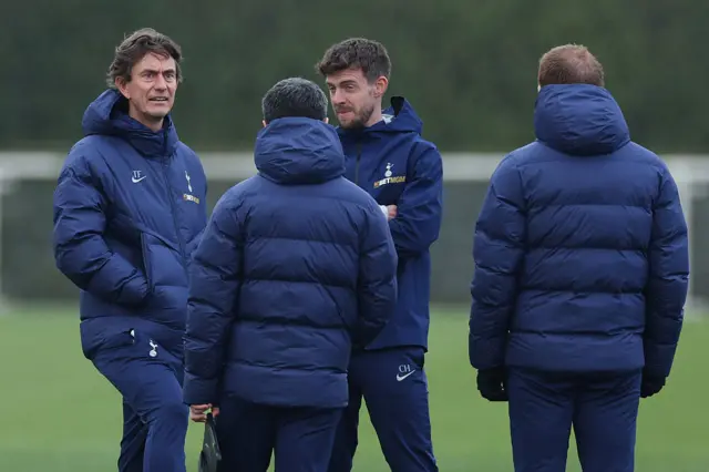 Thomas Frank and coaching staff