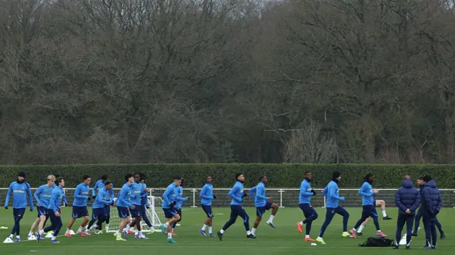 Spurs training