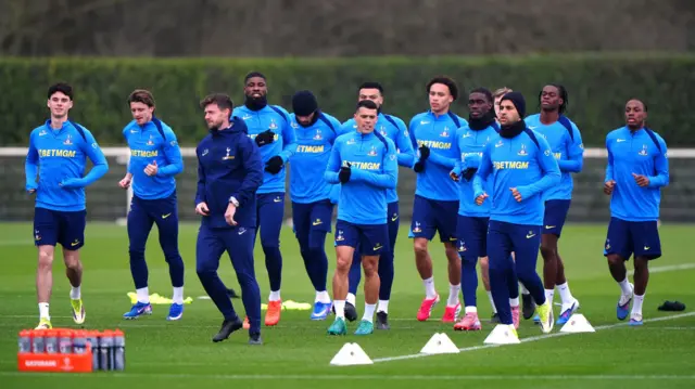 Spurs training