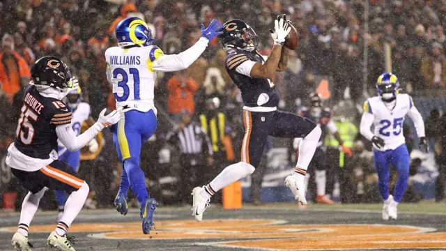 DJ Moore catches a touchdown
