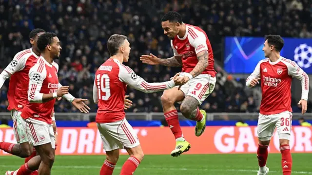 Arsenal celebrate