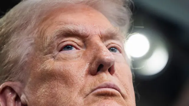 US President Donald J. Trump holds a press briefing with reporters at the White House in Washington, DC, USA, 20 January 2026.