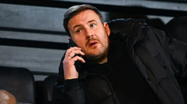 Aberdeen interim manager Peter Leven is in the stands