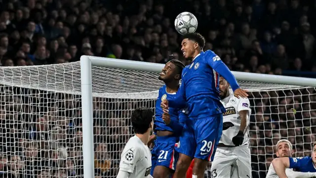 Action from Chelsea-Pafos