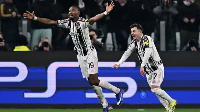 Thuram celebrates