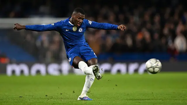 Caicedo in action