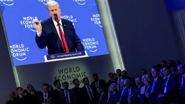 Donald Trump speaks to a crowd
