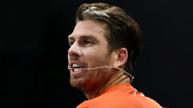 Cameron Norrie in action