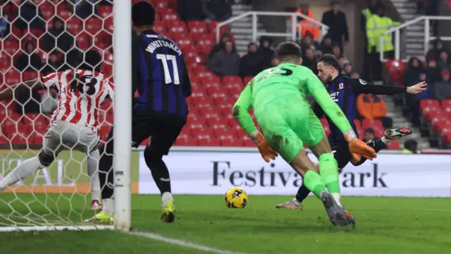 Alan Browne scores for Middlesbrough