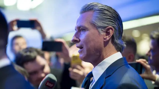California Governor Gavin Newsom