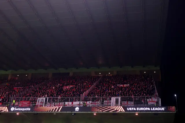 Nottingham Forest fans in the stands