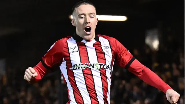 Jack Moylan celebrates goal