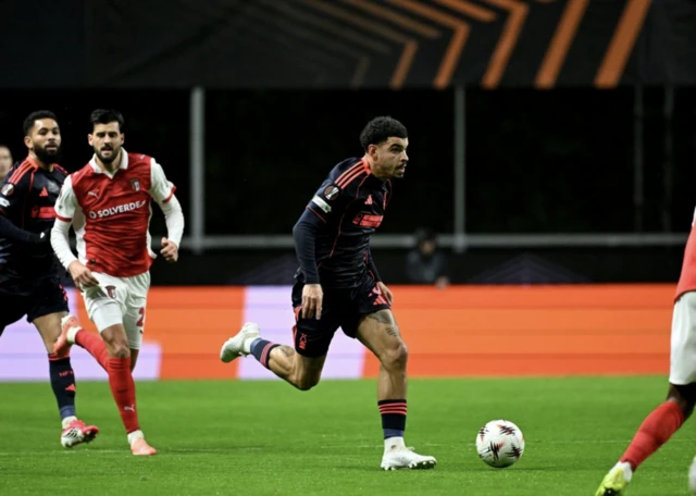 Nottingham Forest's Morgan Gibbs-White in action