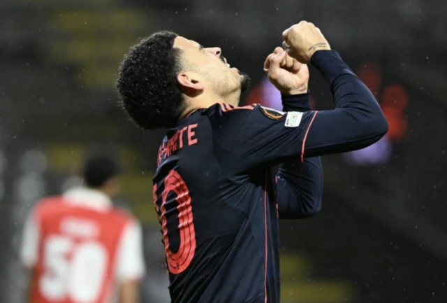 Nottingham Forest's Morgan Gibbs-White reacts