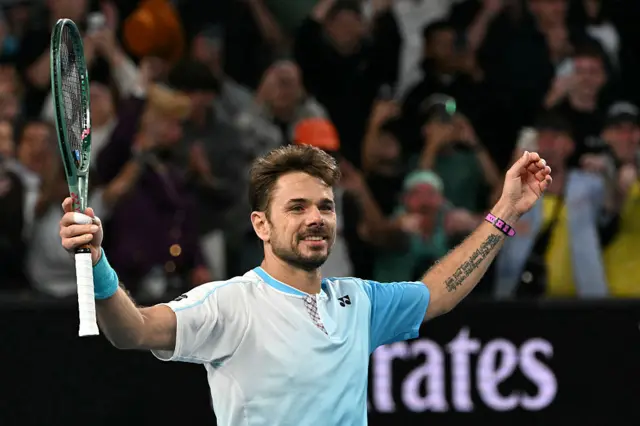 Stan Wawrinka at the Australian Open