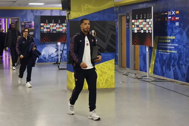 Youri Tielemans of Aston Villa arrives at the stadium