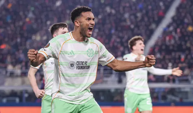 HT: Bologna 0-2 Celtic