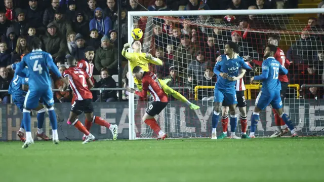 Lincoln v Burton match action