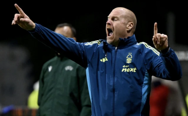 Nottingham Forest manager Sean Dyche