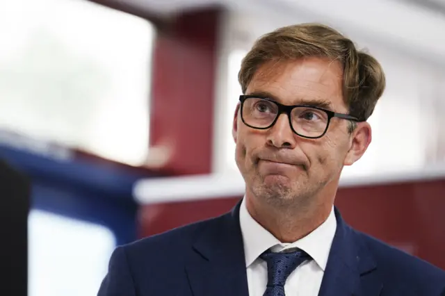 Photograph of Tobias Ellwood, former chair of the Commons Defence Select Committee and a veteran