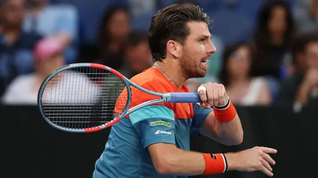 Cameron Norrie in action