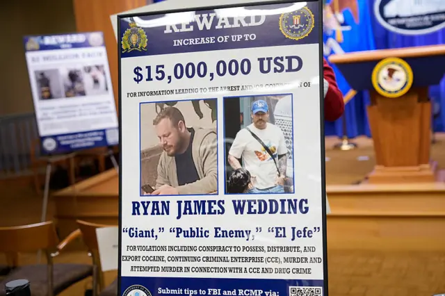 A wanted post for Ryan Wedding