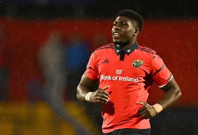Sean Edogbo of Munster during the pre-season friendly match
