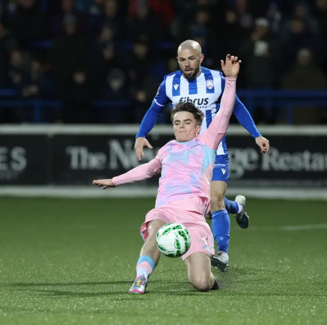 Action between Glenavon and Coleraine