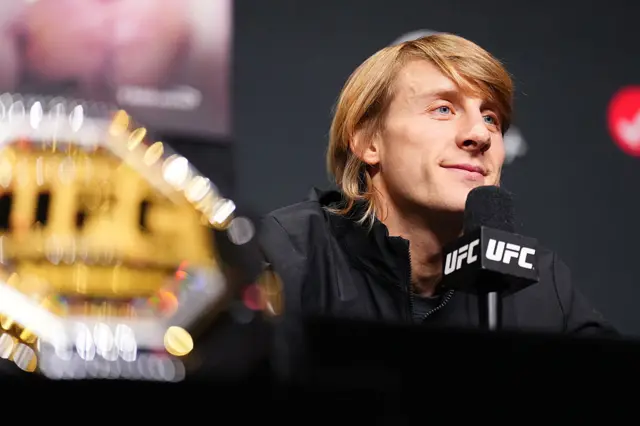 Paddy Pimblett at a UFC 324 news conference