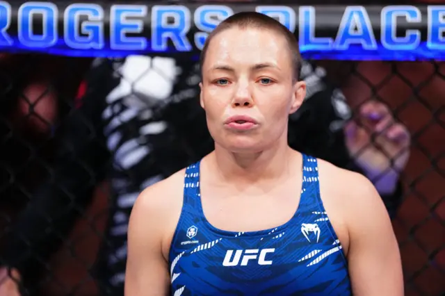 Rose Namajunas before her fight against Erin Blanchfield in November