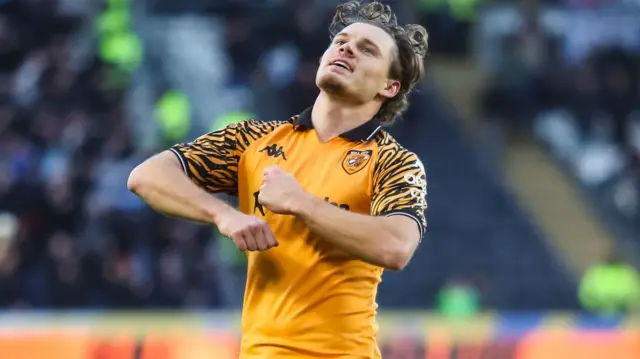 Regan Slater celebrates scoring