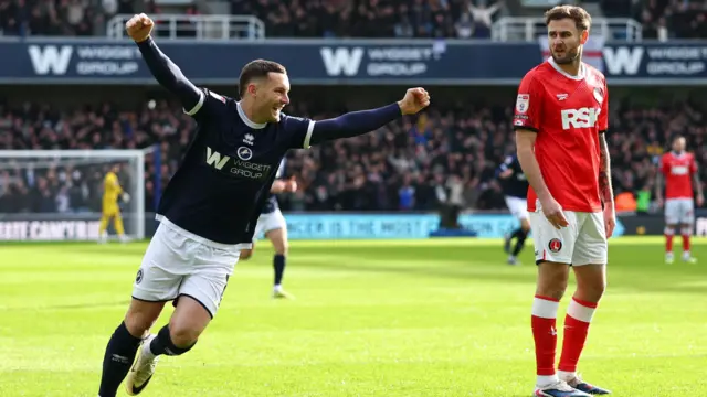 Millwall celebrate scoring