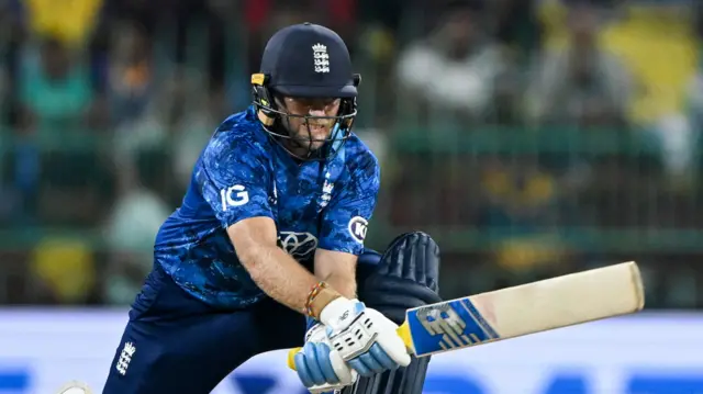Joe Root playing a reverse-sweep against Sri Lanka