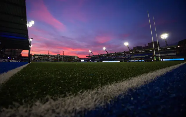 A general view of Arms Park, Cardiff