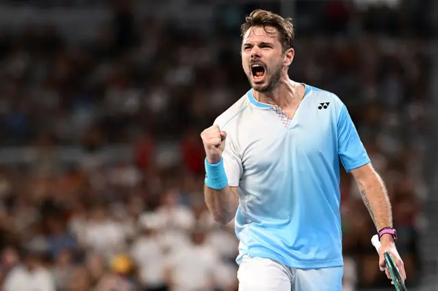 Stan Wawrinka at the Australian Open