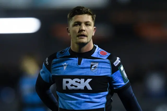 Cardiff's Callum Sheedy in action