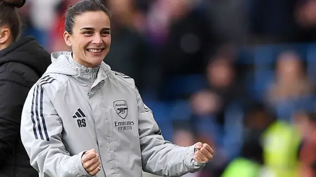 Renee Slegers celebrates