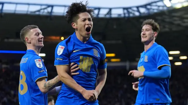 Birmingham celebrate scoring