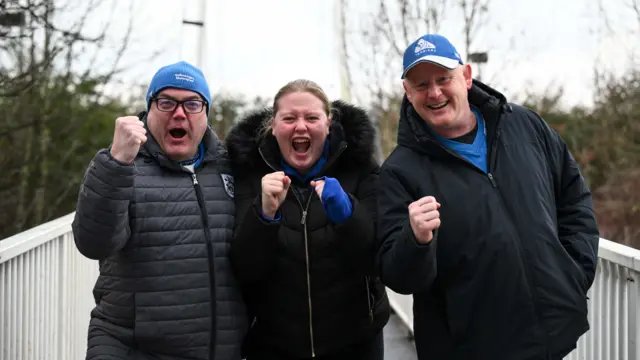 Huddersfield fans