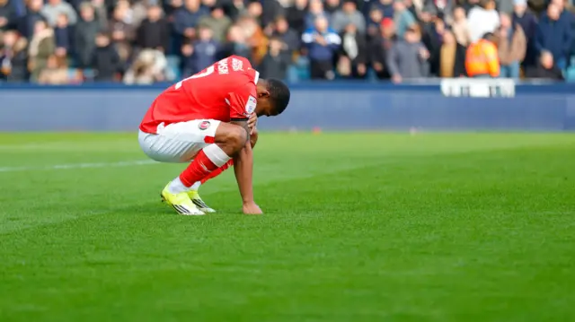 Kayne Ramsay looks dejected