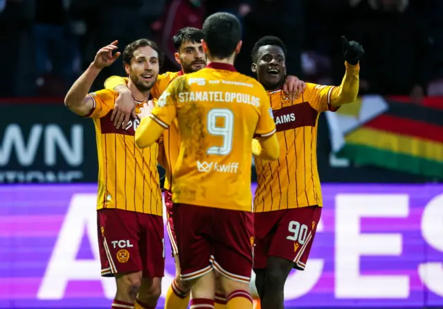Motherwell celebrate
