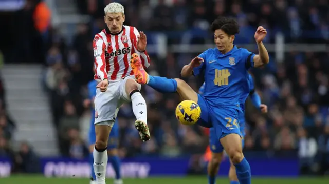 Birmingham v Stoke match action