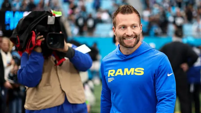 Sean McVay of the Los Angeles Rams