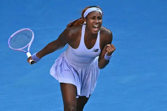 Coco Gauff at the Australian Open