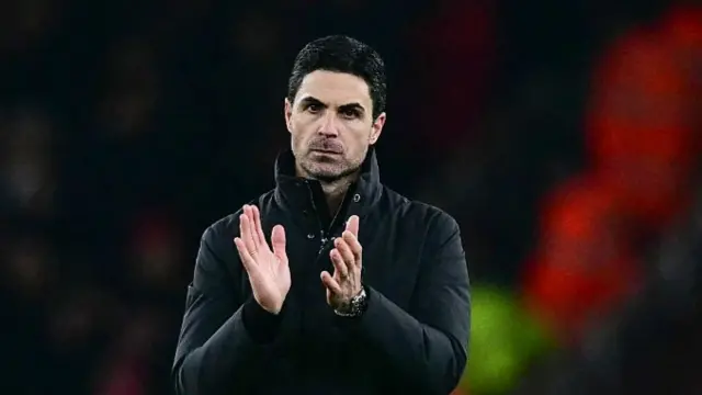 Mikel Arteta after the arsenal loss to Manchester United